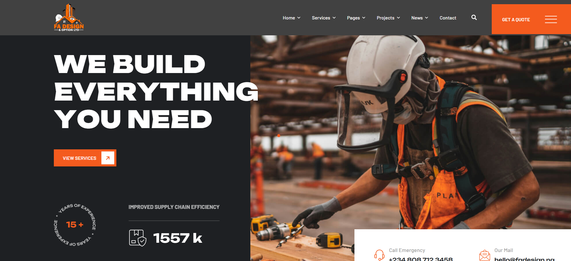 Client website thumbnail